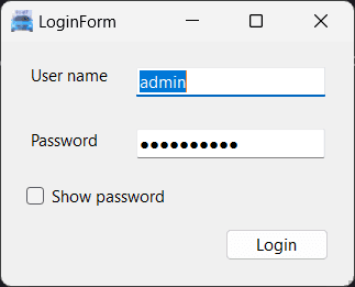login