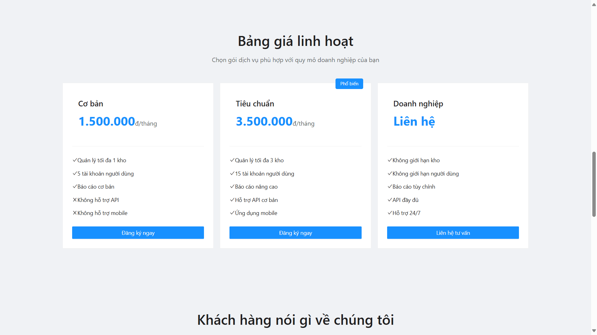 pricing